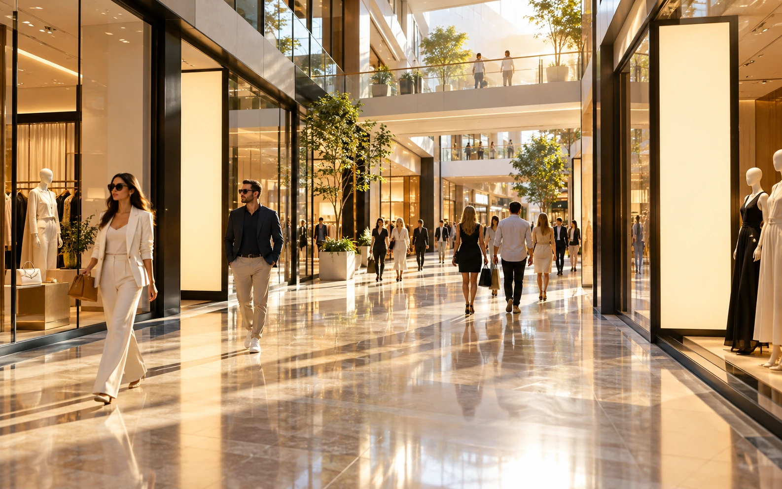 Modern shopping mall
